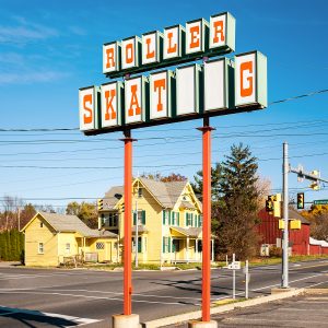 in frame inframe usa square american book photobook leah frances aint bad published usa interior street sign road rolleiflex 6x6 medium format
