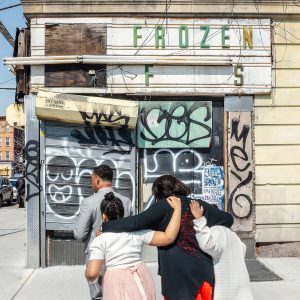 in frame inframe usa square american book photobook leah frances aint bad published usa interior street sign road rolleiflex 6x6 medium format