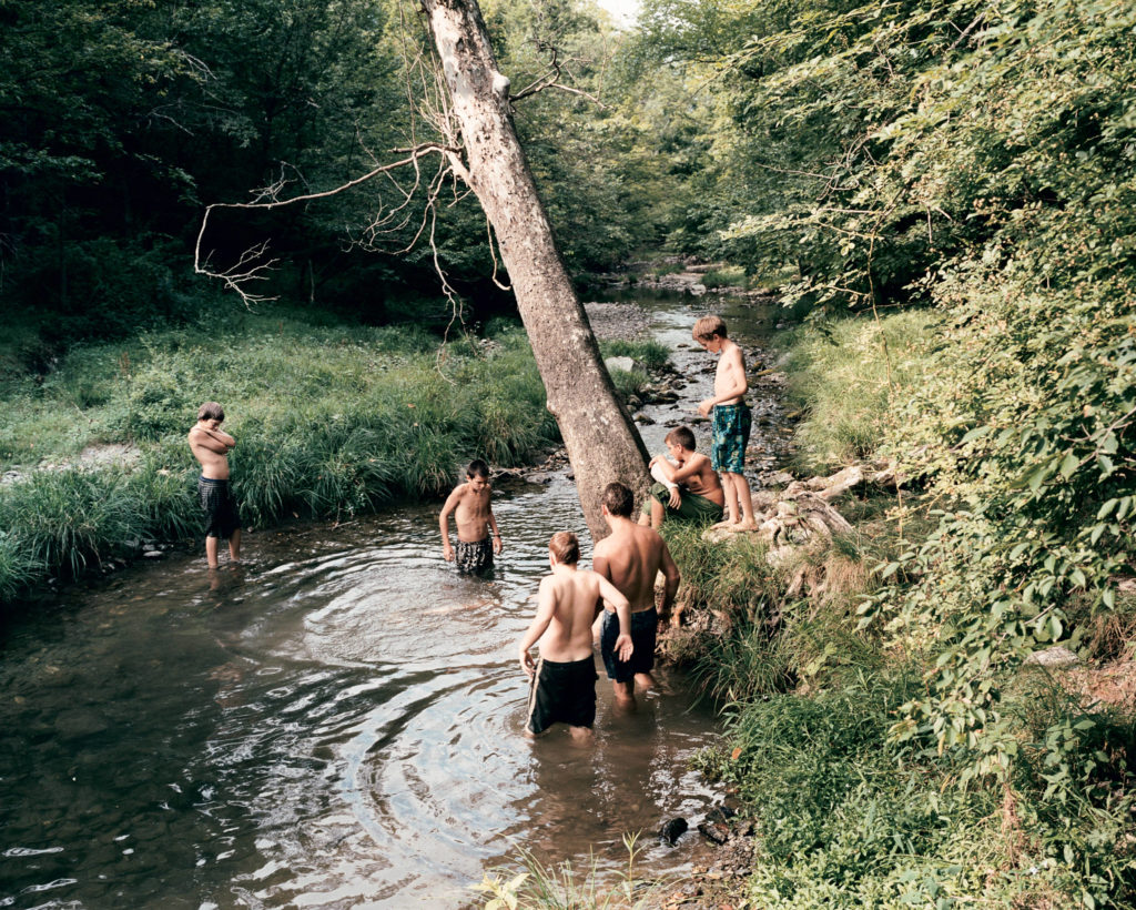in frame documentary photography usa harlemville youth nature off grid landscape camp school back to earth clare richardson woman photographer environment land river portrait kalel koven inframe gallery