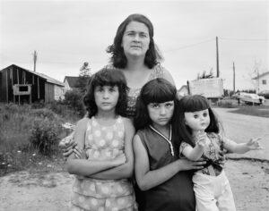 in frame interview melinda blauvelt braintville new brunswick book phonebook stanley barker publish kalel koven photography deardorff large format camera canada documentary portrait camp acadian quebec french canadian